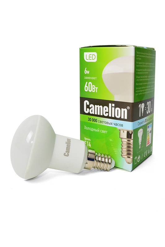 Camelion LED6-R50/845/E14 4500K 6Вт BL1 - Camelion LED6-R50/845/E14 4500K 6Вт BL1