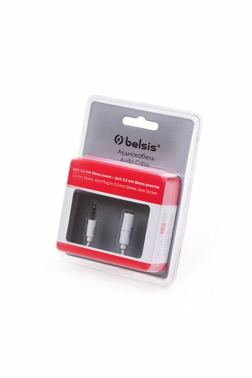 Belsis BGL 1106 Jack 3,5 mm Stereo вилка-Jack 3,5 mm Stereo розетка 1,5м белый BL1