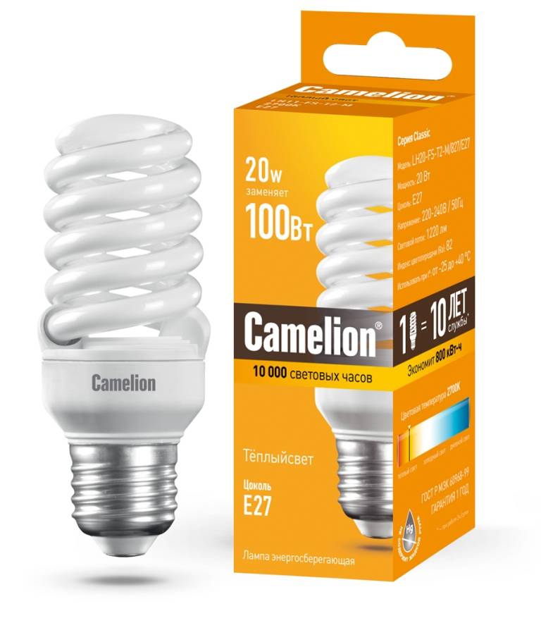 Camelion LH20-FS-T2-M/827/E27 MINI BL1 - Camelion LH20-FS-T2-M/827/E27 MINI BL1