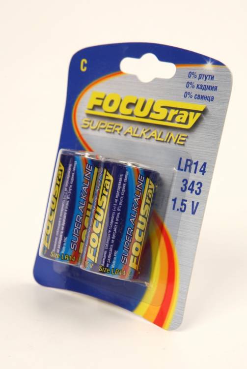 FOCUSray Super Alkaline LR14 BL2