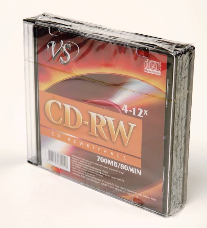 VS CD-RW 80 4-12x SL/5 - VS CD-RW 80 4-12x SL/5