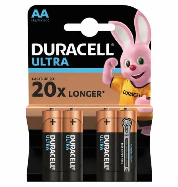 DURACELL ULTRA LR6 BL4 - DURACELL ULTRA LR6 BL4