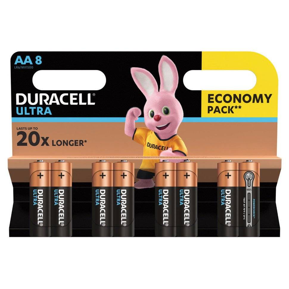 DURACELL ULTRA LR6 BL8 - DURACELL ULTRA LR6 BL8