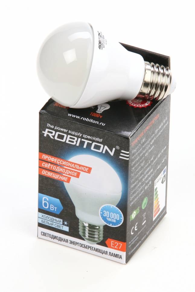 ROBITON LED A60-6W-4200K-E27 BL1 - ROBITON LED A60-6W-4200K-E27 BL1