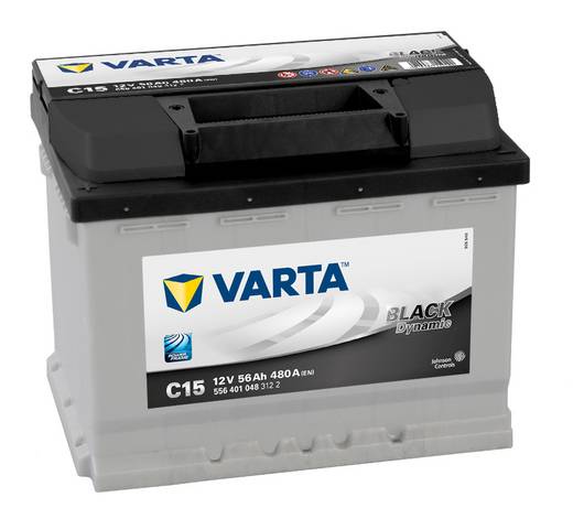 Аккумулятор Varta Black Dynamic 56 Ач 480 A прямая пол. С15 556401 242*175*190