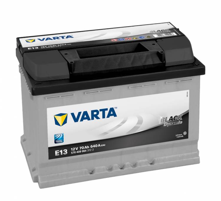 Аккумулятор Varta Black Dynamic 70 Ач 640 A обратная пол. 570409 278*175*190