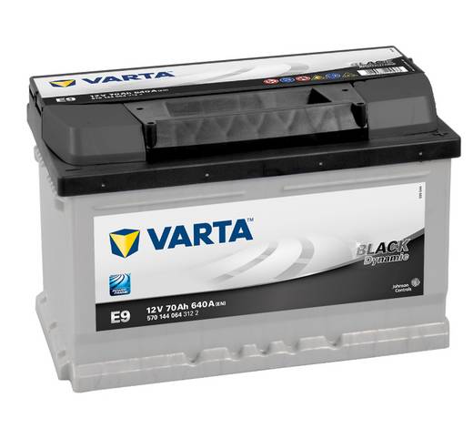Аккумулятор Varta Black Dynamic 70 Ач 640 A обратная пол. Е9 570144 278*175*175