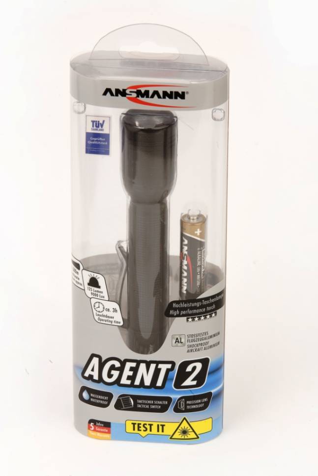 ANSMANN Agent 2 CREE LED 3W 2AA BL1 - ANSMANN Agent 2 CREE LED 3W 2AA BL1