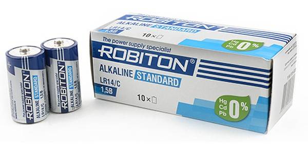 ROBITON STANDARD LR14 BULK10, в упак 10 шт