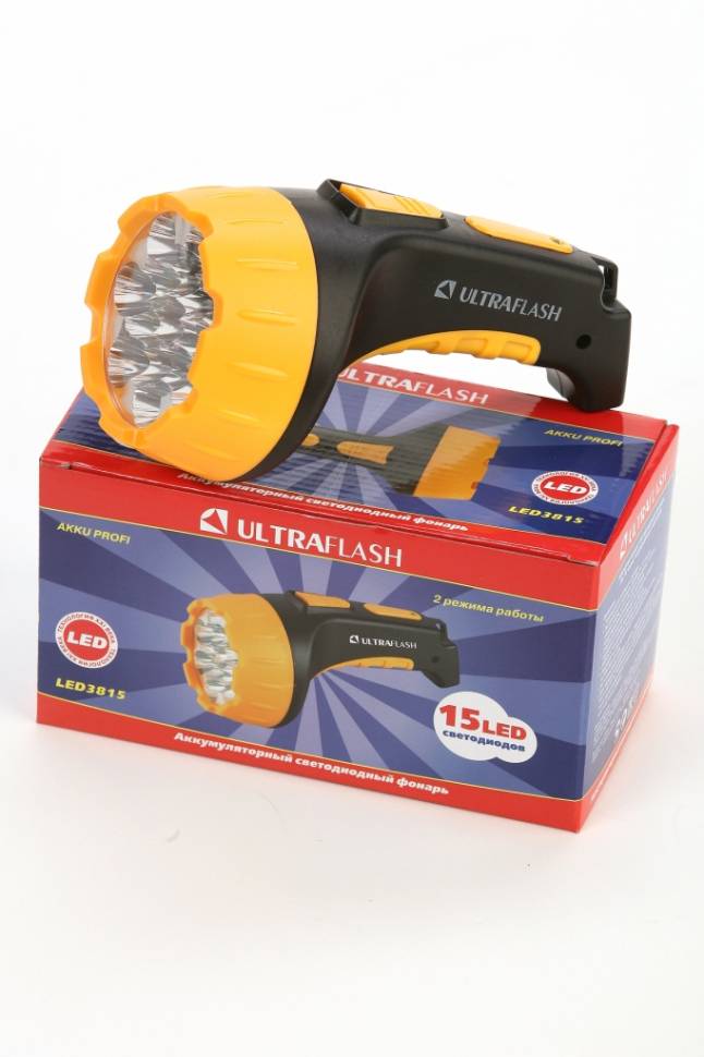 ULTRAFLASH Led3815 (черно-желтый) - ULTRAFLASH Led3815 (черно-желтый)