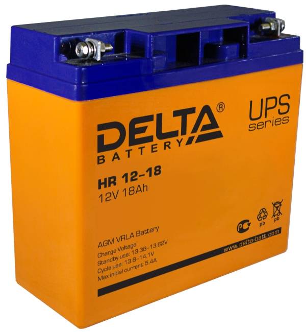 Аккумулятор Delta HR 12-18 - Аккумулятор Delta HR 12-18