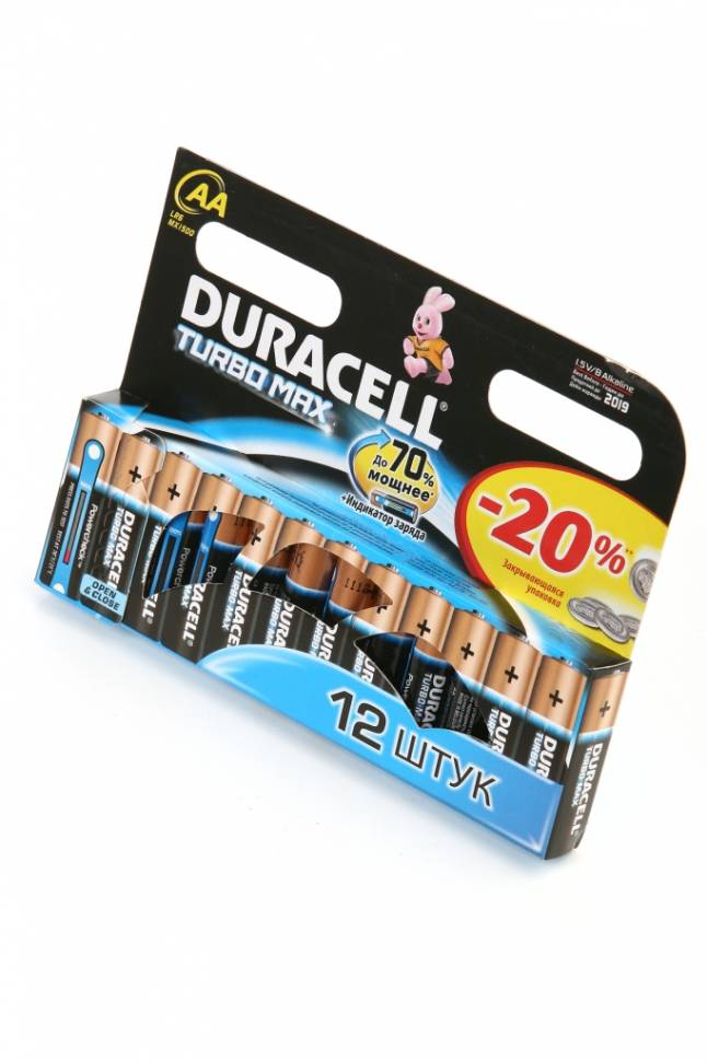 DURACELL TURBO MAX LR6 BL12 - DURACELL TURBO MAX LR6 BL12