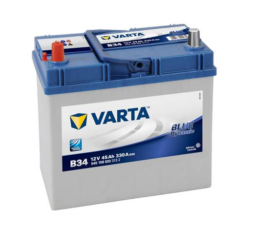 Аккумулятор Varta Blue Dynamic 45 Ач 330 A прямая пол. В34 545158 238*129*227