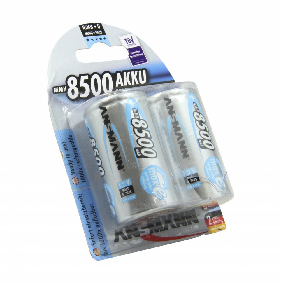 ANSMANN 5035362-RU maxE 8500мАч D BL2 - ANSMANN 5035362-RU maxE 8500мАч D BL2
