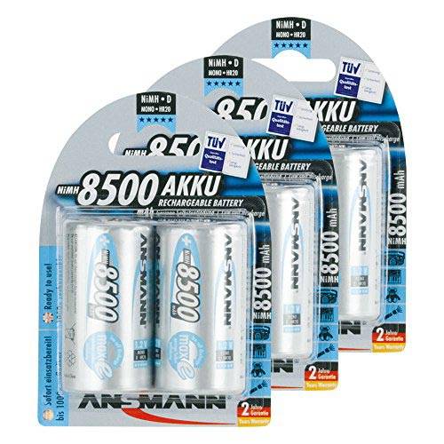 ANSMANN 5035362-RU maxE 8500мАч D BL2 - ANSMANN 5035362-RU maxE 8500мАч D BL2