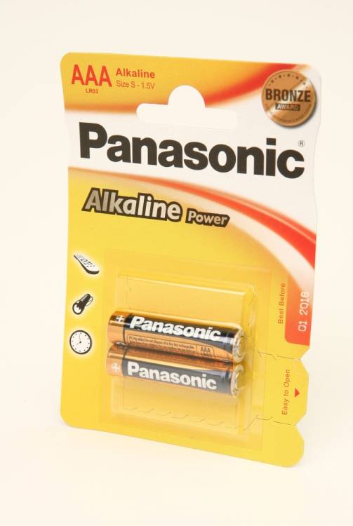 Panasonic Alkaline Power LR03APB/2BP LR03 BL2