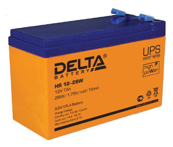 Аккумулятор DELTA HR 12-28 - Аккумулятор DELTA HR 12-28