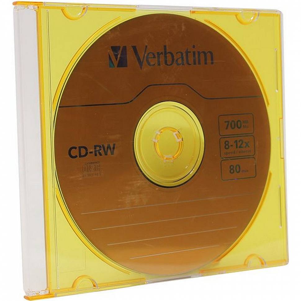 Verbatim 43148 CD-RW 700MB JC - Verbatim 43148 CD-RW 700MB JC