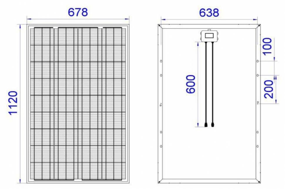 Солнечная батарея DELTA BST 100-12-P - Солнечная батарея DELTA BST 100-12-P