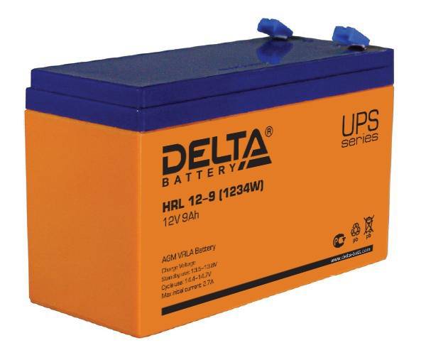 Аккумулятор DELTA HRL 12-9 - Аккумулятор DELTA HRL 12-9