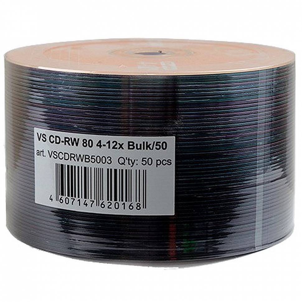 VS CD-RW 80 4-12x Bulk/50 - VS CD-RW 80 4-12x Bulk/50