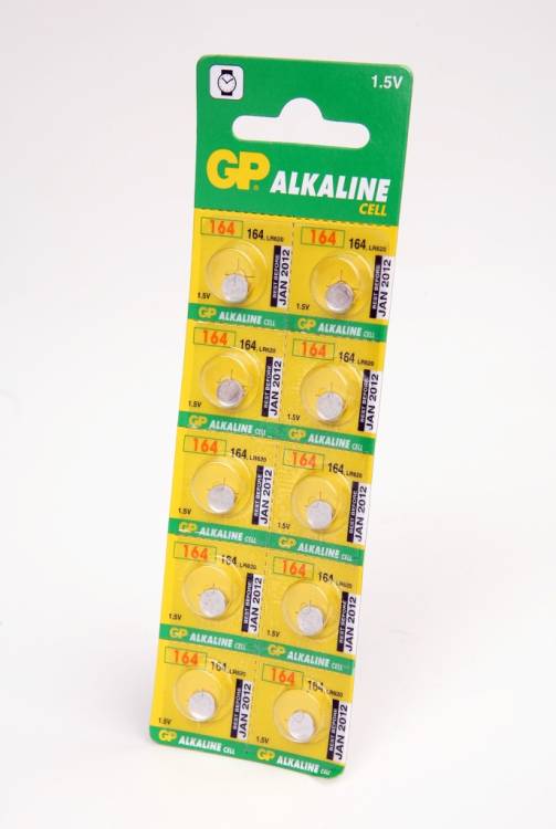 GP Alkaline cell 164-C10 AG1 BL10