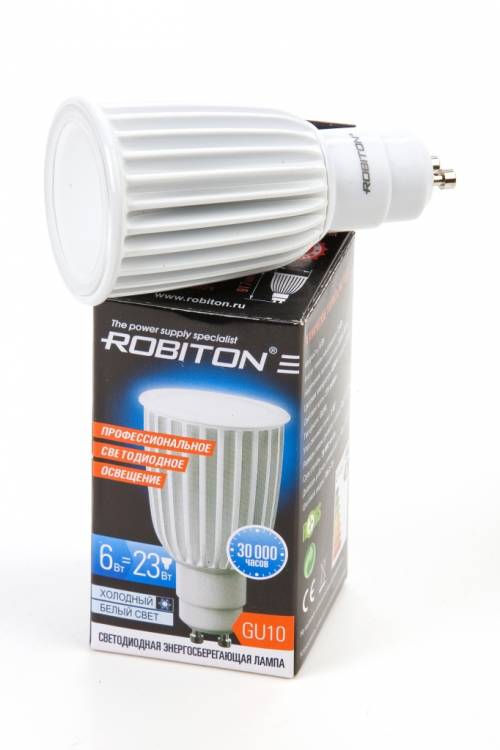 ROBITON LED PAR16-6W-4200K-GU10 BL1