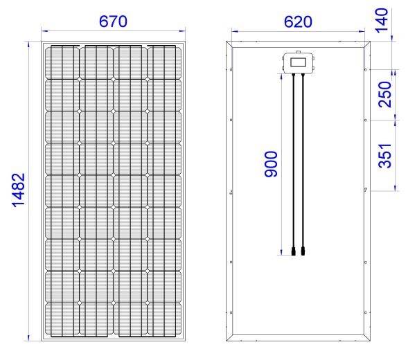 Солнечная батарея DELTA BST 150-12 M - Солнечная батарея DELTA BST 150-12 M