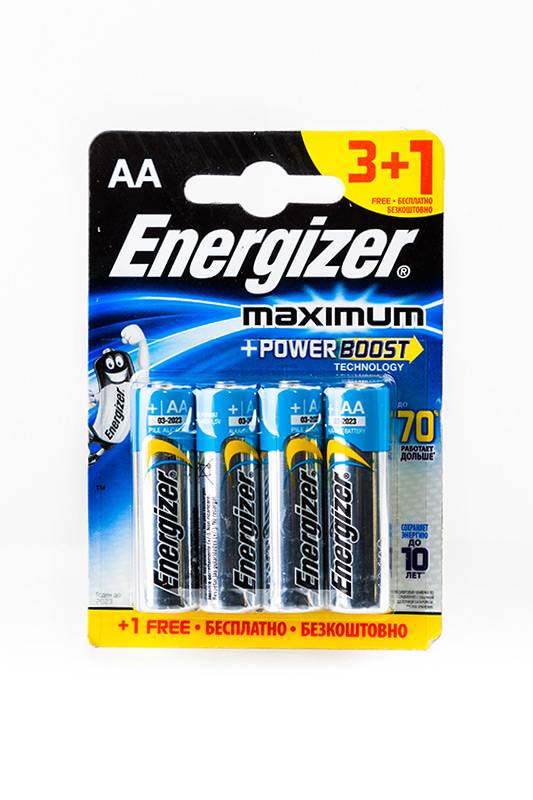 Energizer Maximum+Power Boost LR6 BL4 3+1 - Energizer Maximum+Power Boost LR6 BL4 3+1